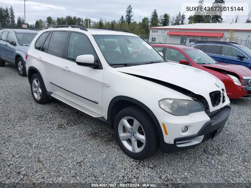 5UXFE43577L015144 2007 BMW X5 3.0Si