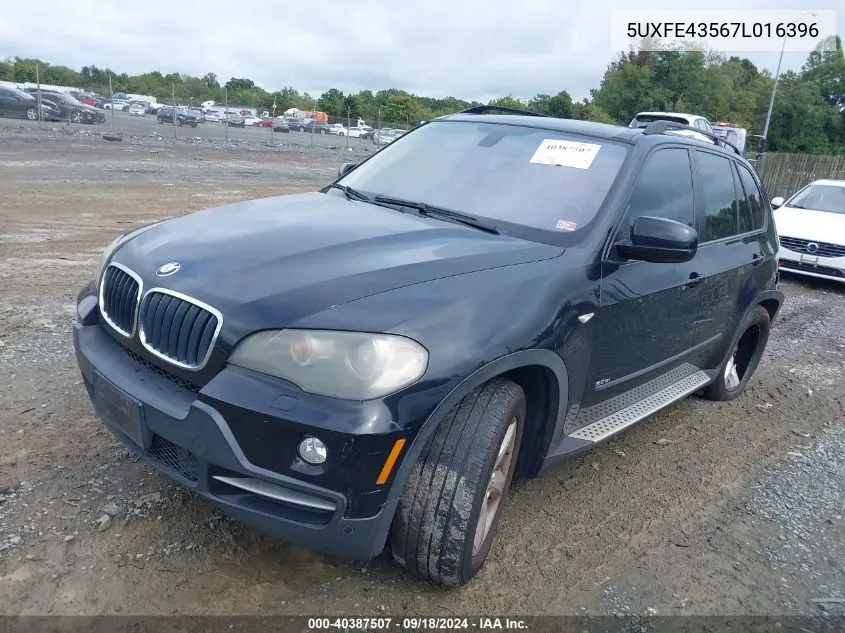 5UXFE43567L016396 2007 BMW X5 3.0Si