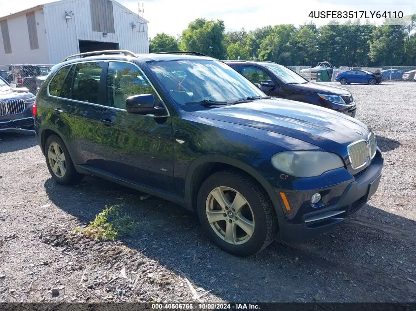 4USFE83517LY64110 2007 BMW X5 4.8I