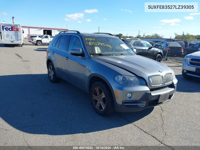 2007 BMW X5 4.8I VIN: 5UXFE83527LZ39305 Lot: 40574522