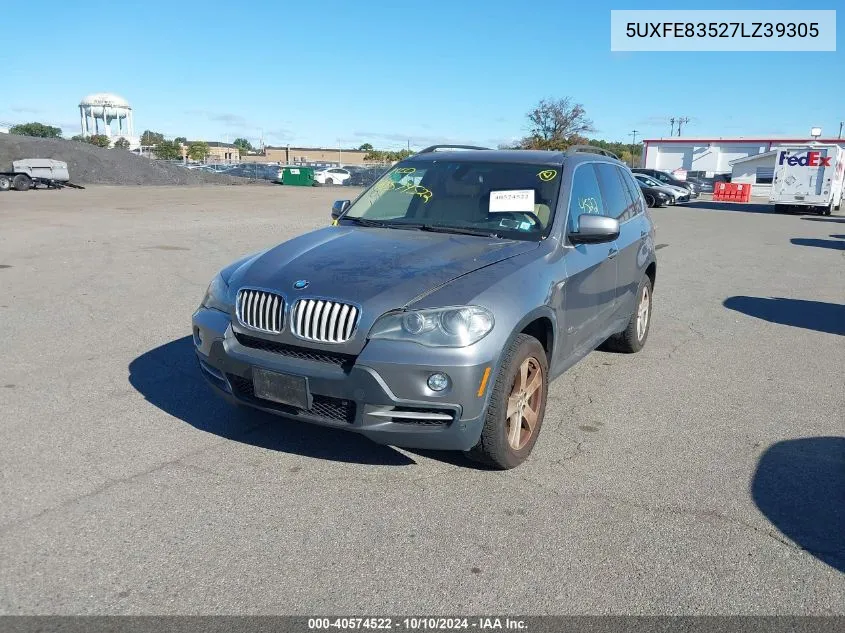 2007 BMW X5 4.8I VIN: 5UXFE83527LZ39305 Lot: 40574522