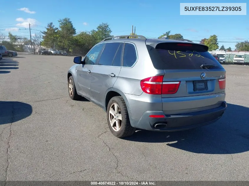 2007 BMW X5 4.8I VIN: 5UXFE83527LZ39305 Lot: 40574522