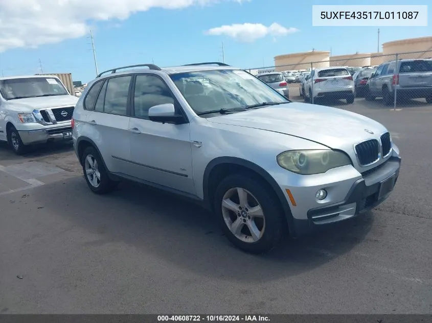 5UXFE43517L011087 2007 BMW X5 3.0Si