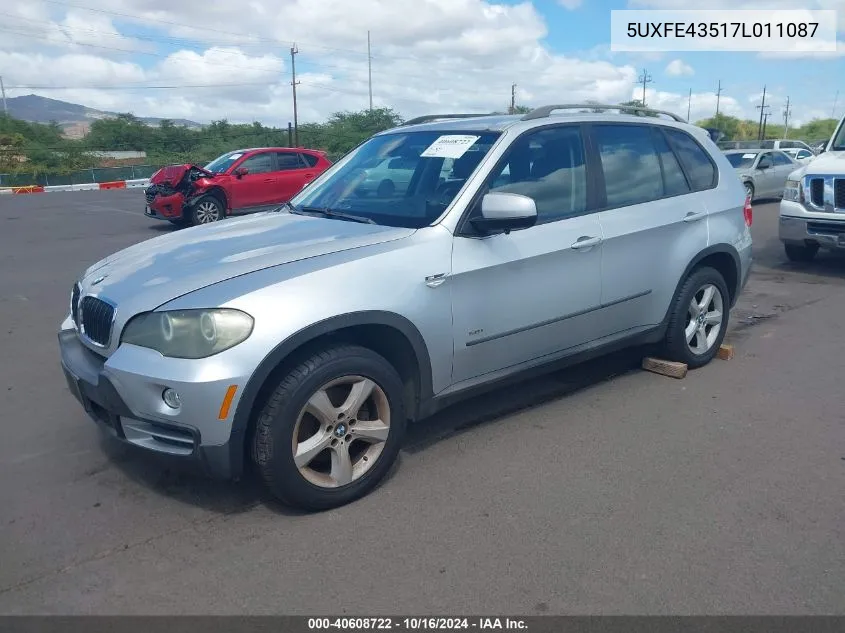 5UXFE43517L011087 2007 BMW X5 3.0Si