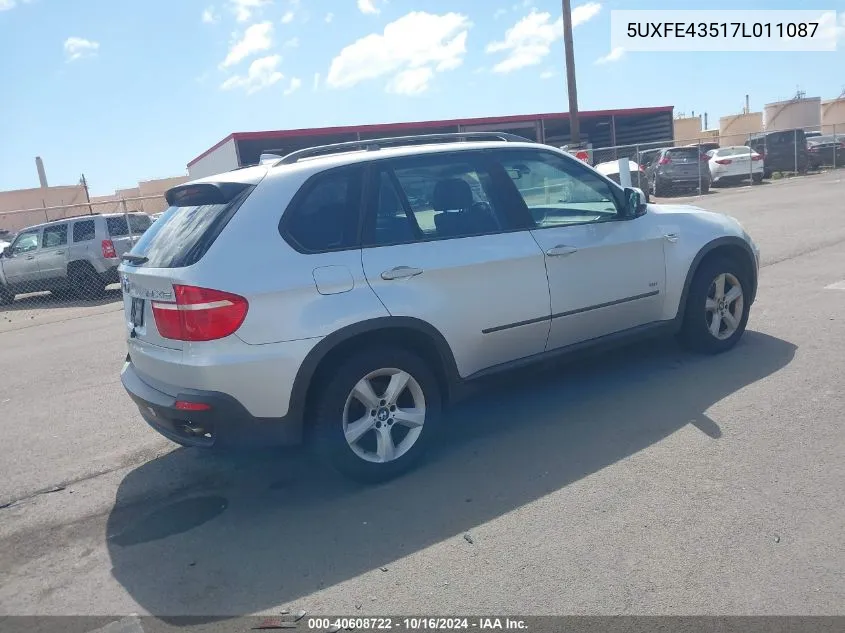 5UXFE43517L011087 2007 BMW X5 3.0Si