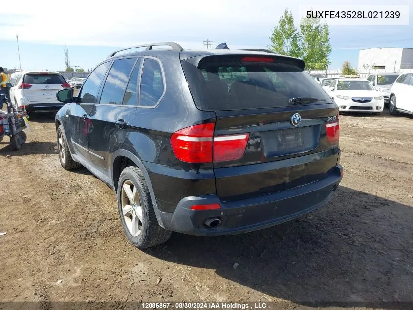 5UXFE43528L021239 2008 BMW X5