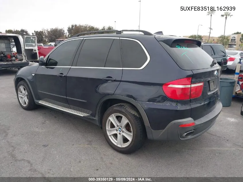 2008 BMW X5 4.8I VIN: 5UXFE83518L162939 Lot: 39350129