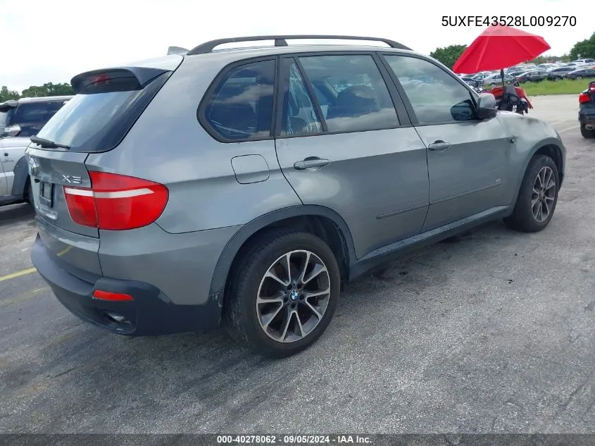 5UXFE43528L009270 2008 BMW X5 3.0I