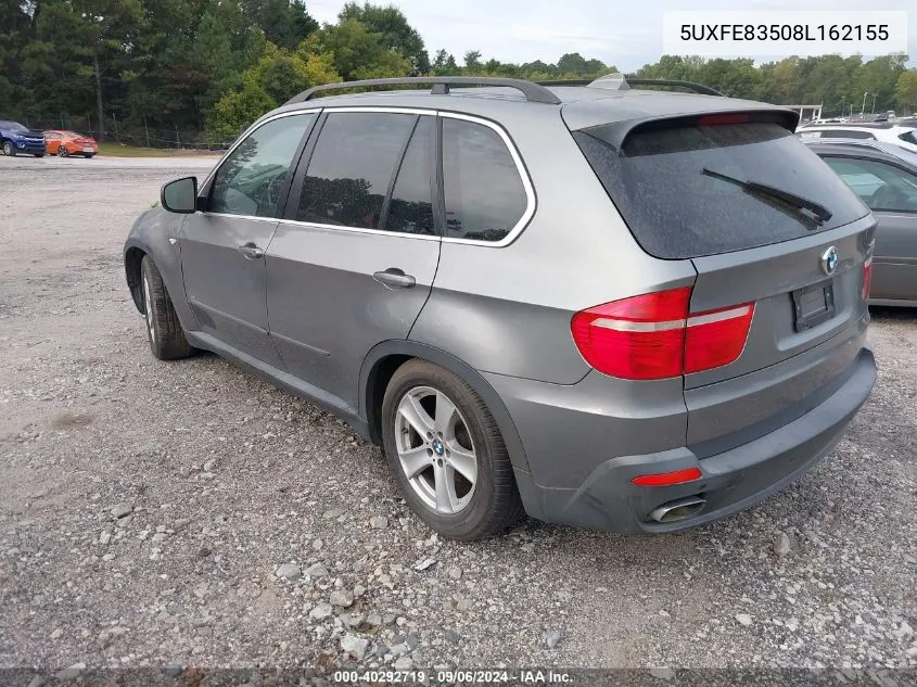 2008 BMW X5 4.8I VIN: 5UXFE83508L162155 Lot: 40292719