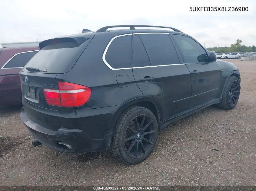 5UXFE835X8LZ36900 2008 BMW X5 4.8I