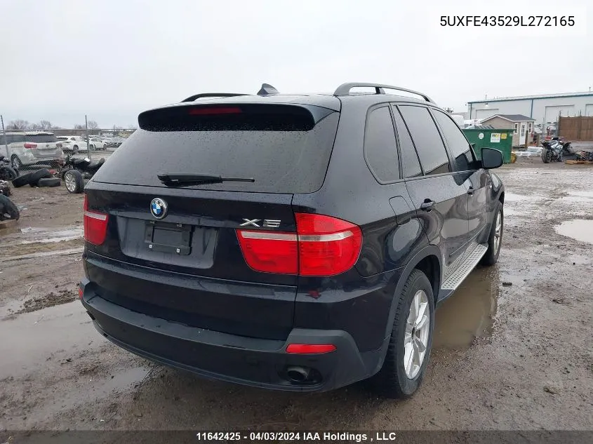 2009 BMW X5 xDrive30I VIN: 5UXFE43529L272165 Lot: 11642425