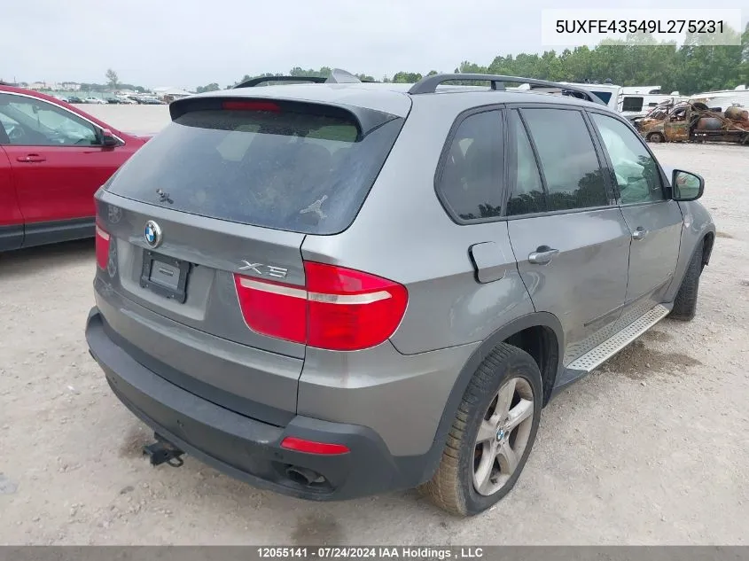 5UXFE43549L275231 2009 BMW X5