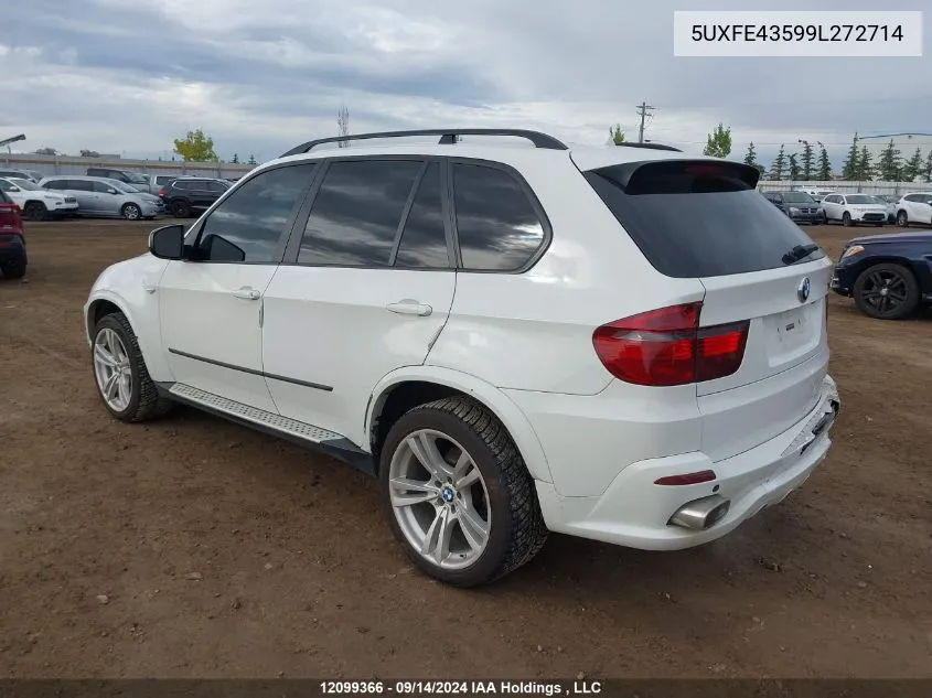 2009 BMW X5 xDrive30I VIN: 5UXFE43599L272714 Lot: 12099366