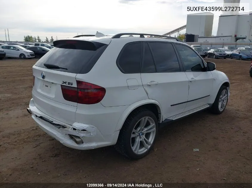 2009 BMW X5 xDrive30I VIN: 5UXFE43599L272714 Lot: 12099366