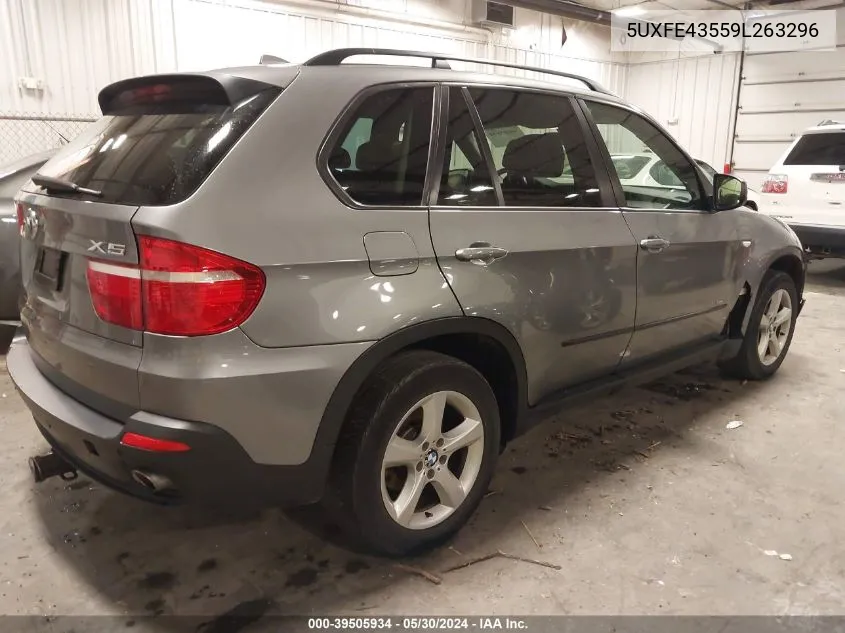 2009 BMW X5 xDrive30I VIN: 5UXFE43559L263296 Lot: 39505934