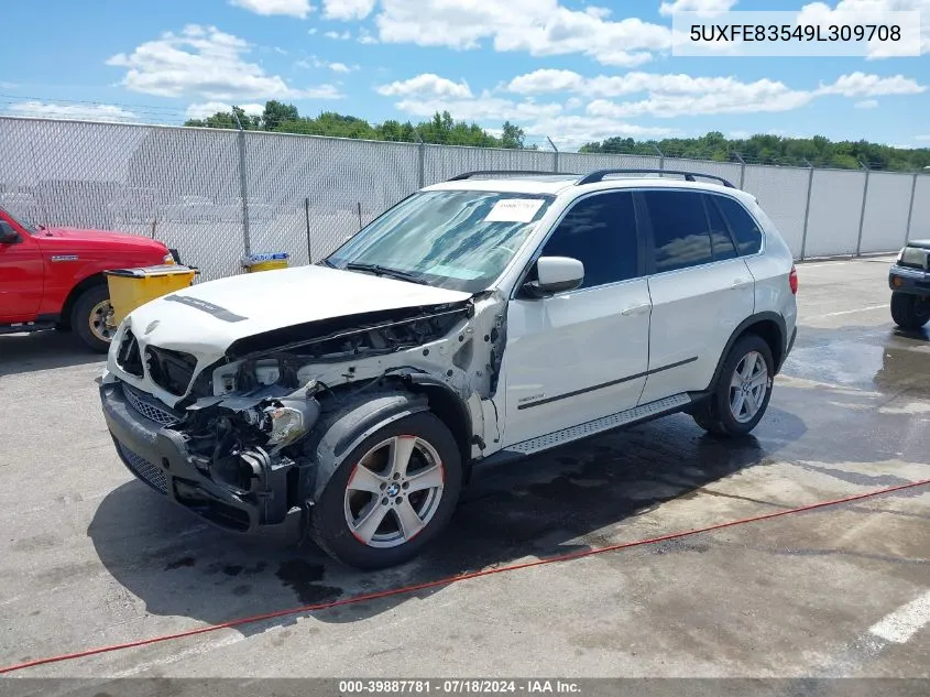 2009 BMW X5 xDrive48I VIN: 5UXFE83549L309708 Lot: 39887781