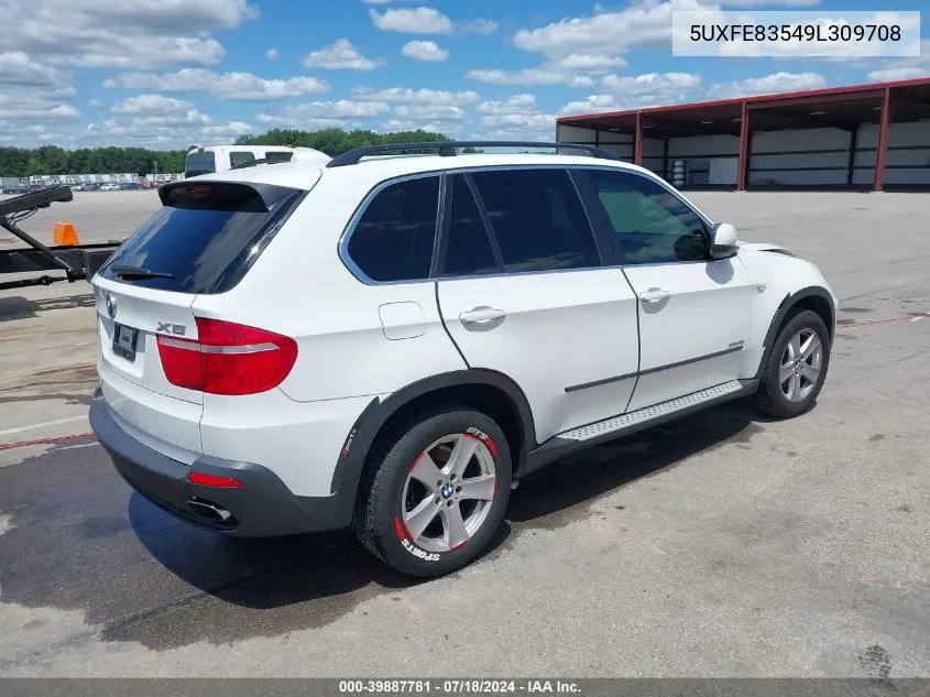 2009 BMW X5 xDrive48I VIN: 5UXFE83549L309708 Lot: 39887781