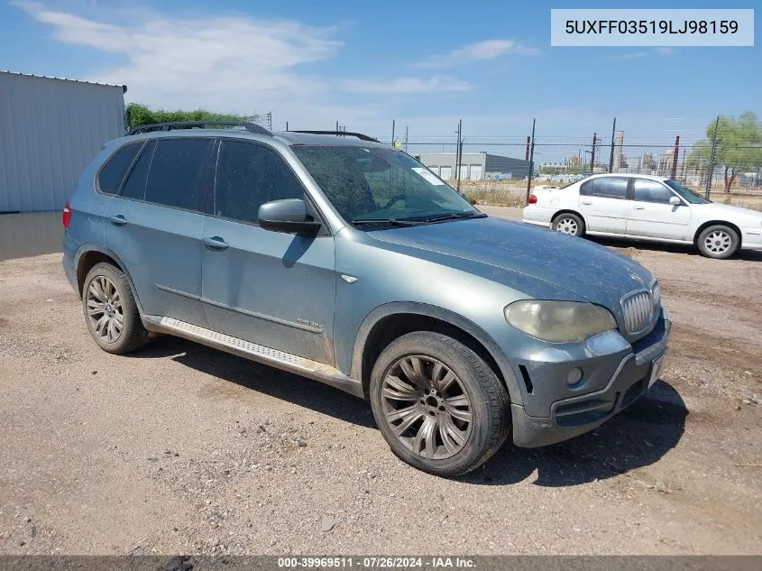 2009 BMW X5 xDrive35D VIN: 5UXFF03519LJ98159 Lot: 39969511