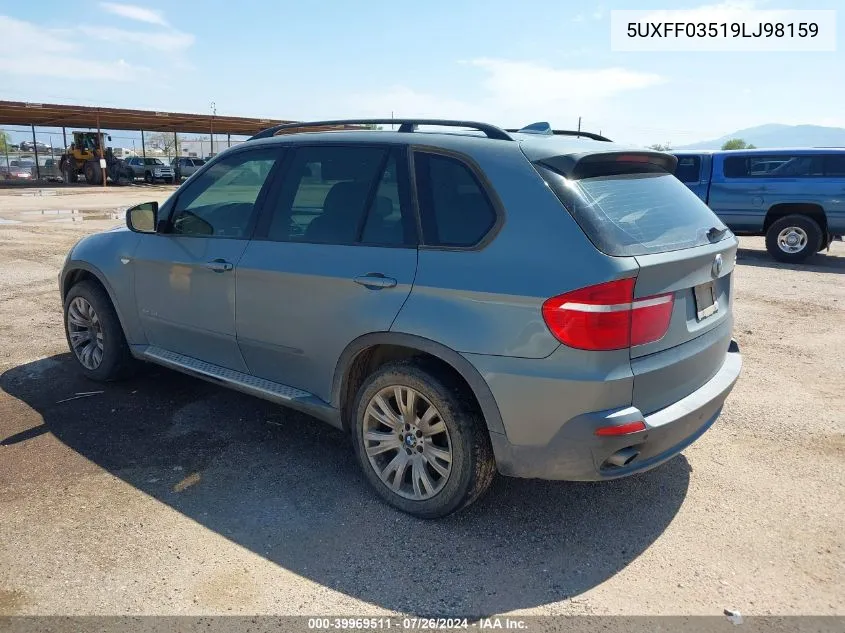 5UXFF03519LJ98159 2009 BMW X5 xDrive35D