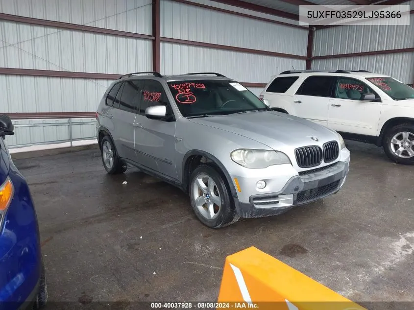 2009 BMW X5 xDrive35D VIN: 5UXFF03529LJ95366 Lot: 40037928