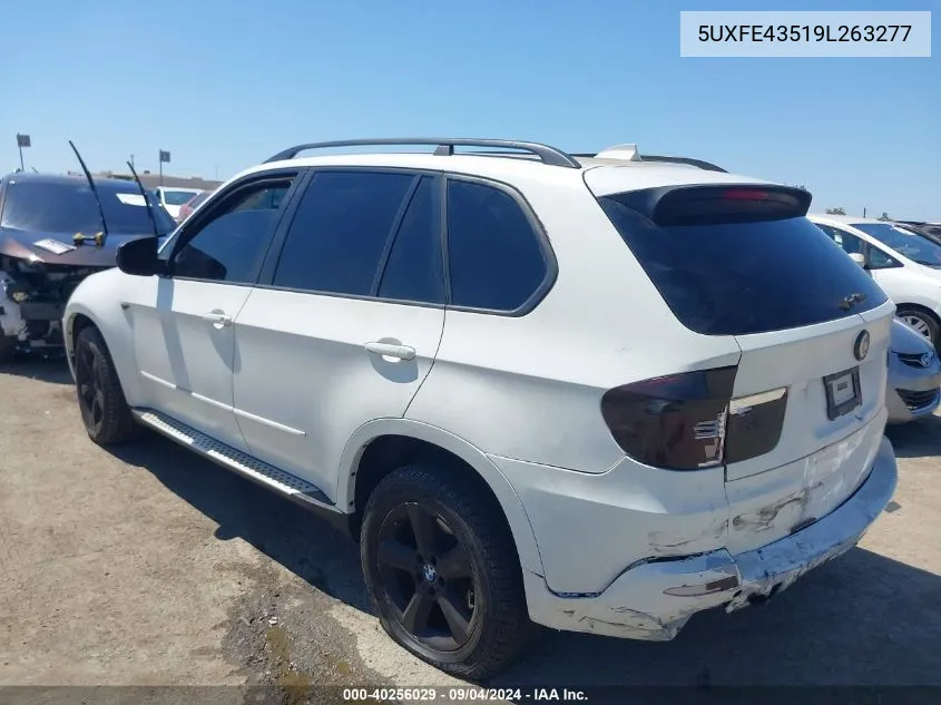 2009 BMW X5 xDrive30I VIN: 5UXFE43519L263277 Lot: 40256029