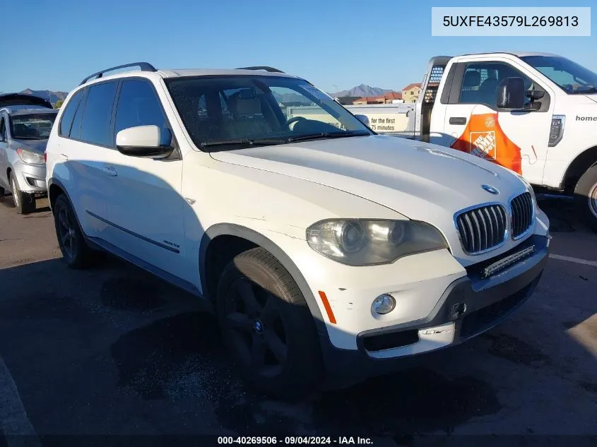 2009 BMW X5 xDrive30I VIN: 5UXFE43579L269813 Lot: 40269506