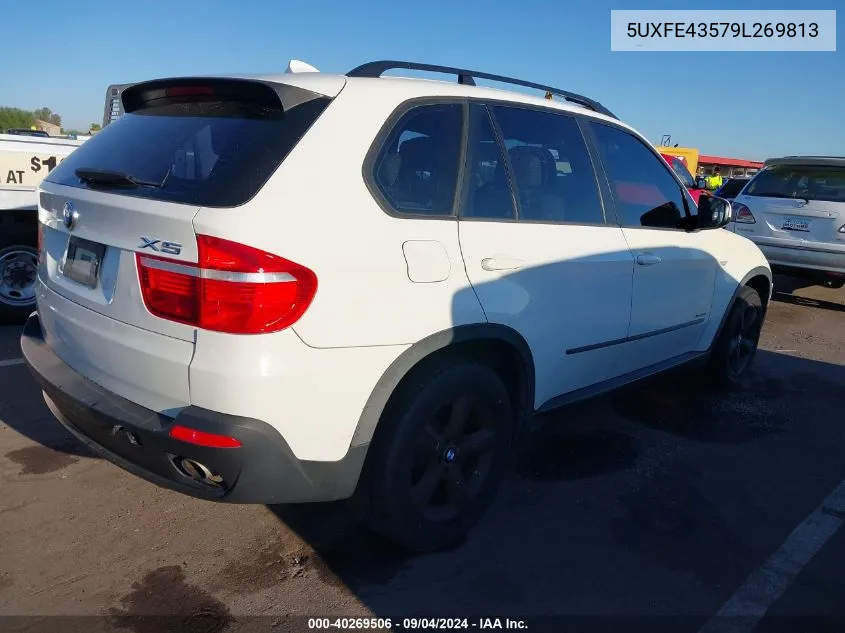 2009 BMW X5 xDrive30I VIN: 5UXFE43579L269813 Lot: 40269506