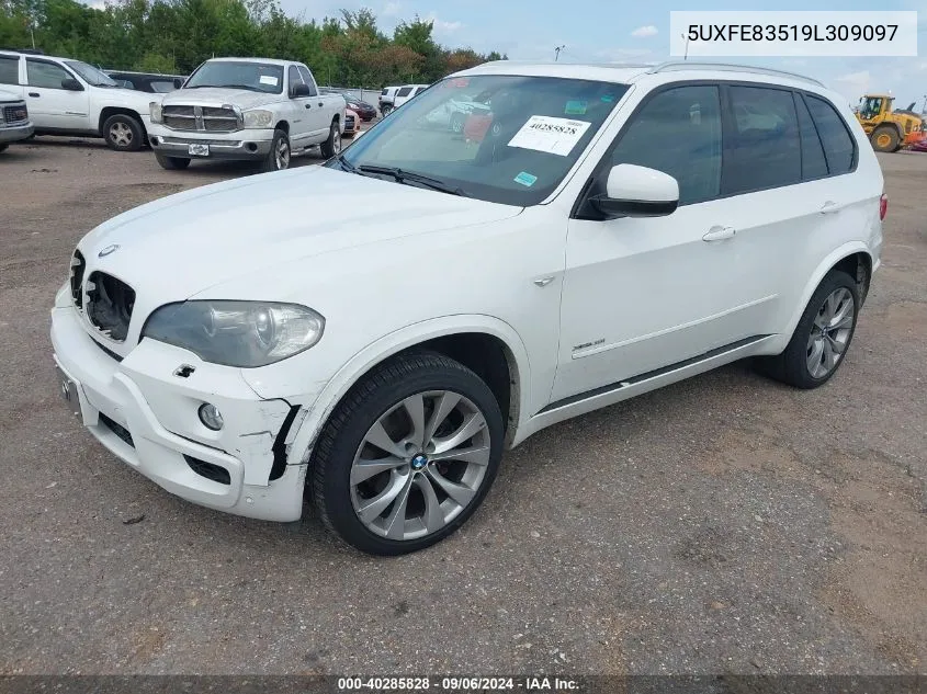 2009 BMW X5 xDrive48I VIN: 5UXFE83519L309097 Lot: 40285828