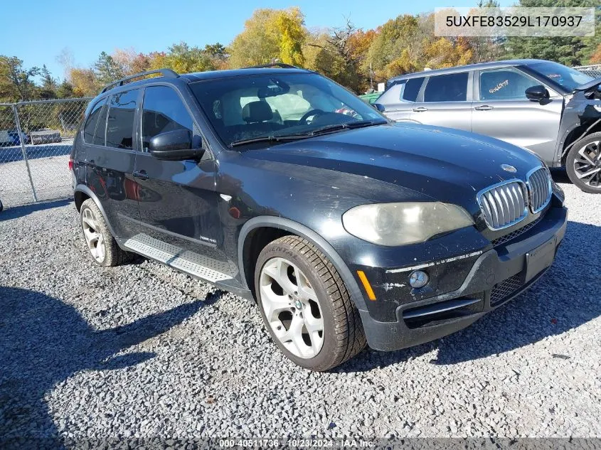 2009 BMW X5 xDrive48I VIN: 5UXFE83529L170937 Lot: 40511736