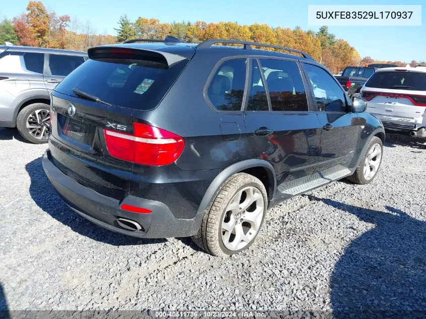 2009 BMW X5 xDrive48I VIN: 5UXFE83529L170937 Lot: 40511736