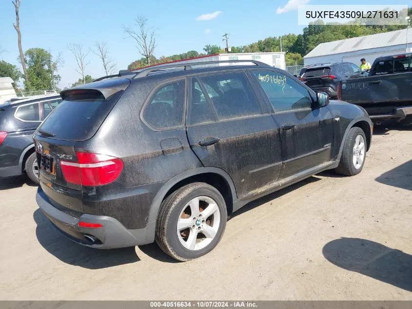 2009 BMW X5 xDrive30I VIN: 5UXFE43509L271631 Lot: 40516634