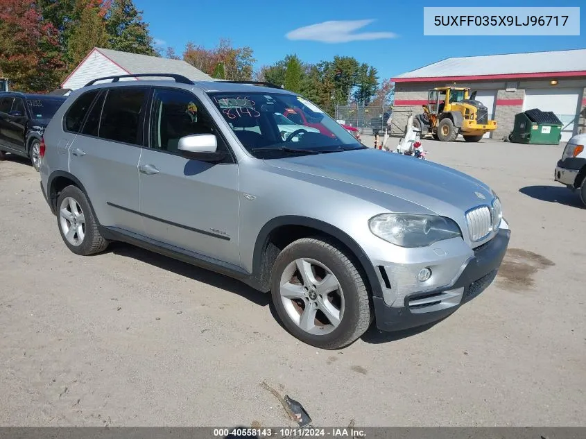 2009 BMW X5 xDrive35D VIN: 5UXFF035X9LJ96717 Lot: 40558143