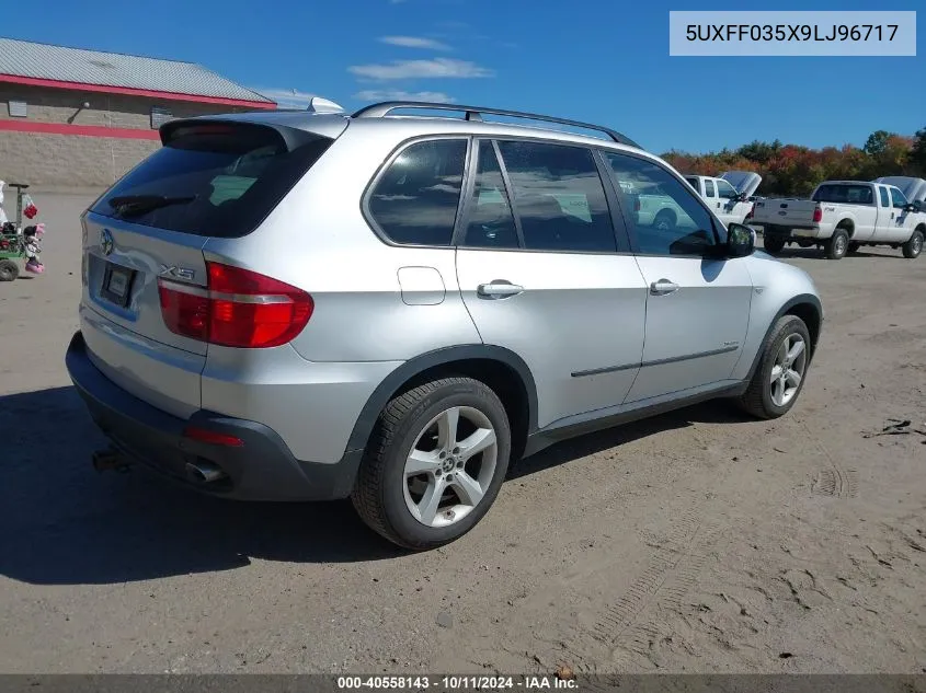 2009 BMW X5 xDrive35D VIN: 5UXFF035X9LJ96717 Lot: 40558143