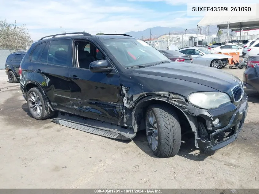 2009 BMW X5 xDrive30I VIN: 5UXFE43589L261090 Lot: 40581781