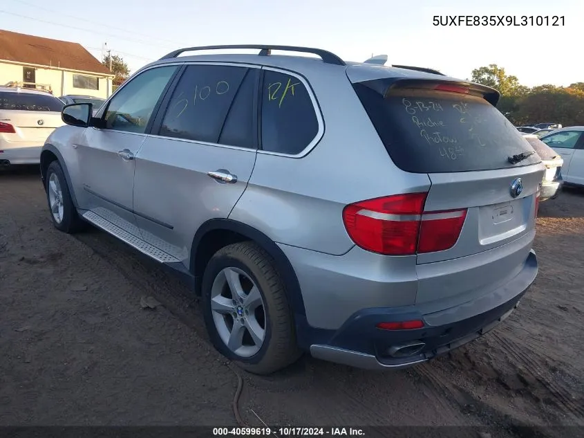 2009 BMW X5 xDrive48I VIN: 5UXFE835X9L310121 Lot: 40599619