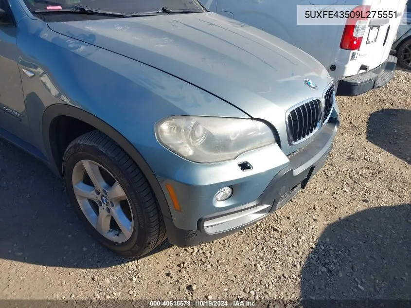 5UXFE43509L275551 2009 BMW X5 xDrive30I