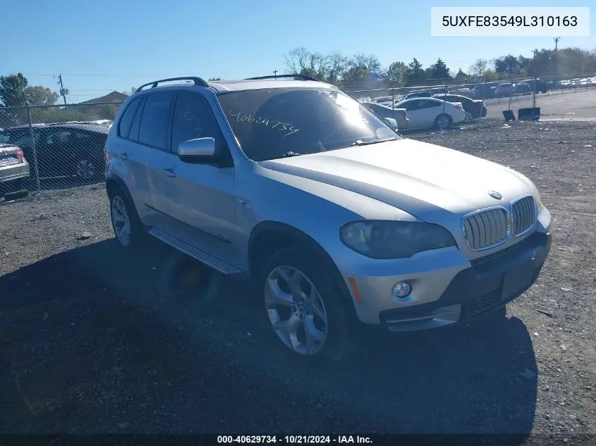 2009 BMW X5 xDrive48I VIN: 5UXFE83549L310163 Lot: 40629734