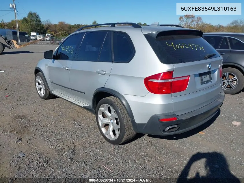 2009 BMW X5 xDrive48I VIN: 5UXFE83549L310163 Lot: 40629734