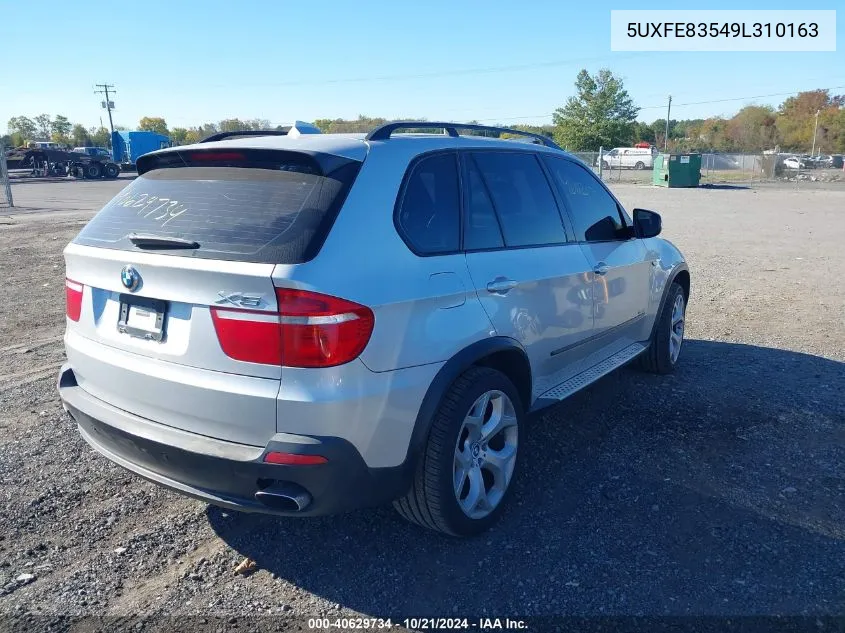 2009 BMW X5 xDrive48I VIN: 5UXFE83549L310163 Lot: 40629734