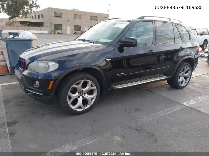 2009 BMW X5 xDrive48I VIN: 5UXFE83579L169685 Lot: 40659975