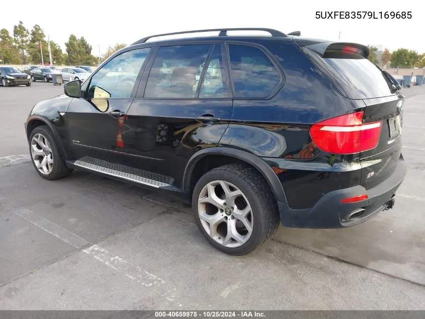 2009 BMW X5 xDrive48I VIN: 5UXFE83579L169685 Lot: 40659975