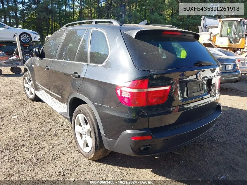 5UXFE43539L261918 2009 BMW X5 xDrive30I