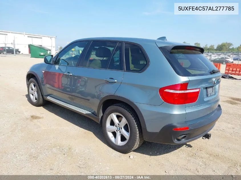 2010 BMW X5 xDrive30I VIN: 5UXFE4C57AL277785 Lot: 40202613