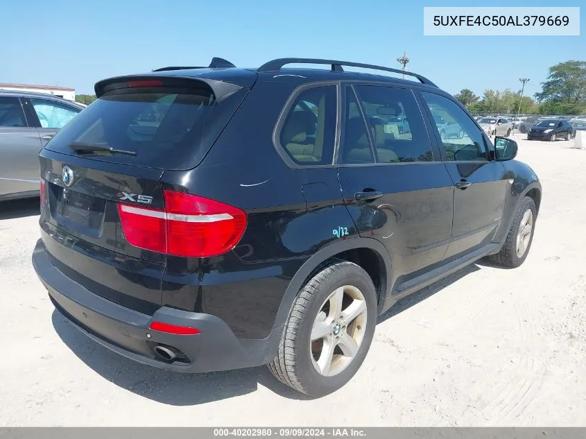 5UXFE4C50AL379669 2010 BMW X5 xDrive30I