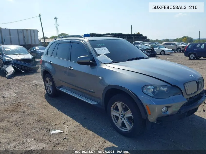 2010 BMW X5 xDrive48I VIN: 5UXFE8C58AL312101 Lot: 40215274