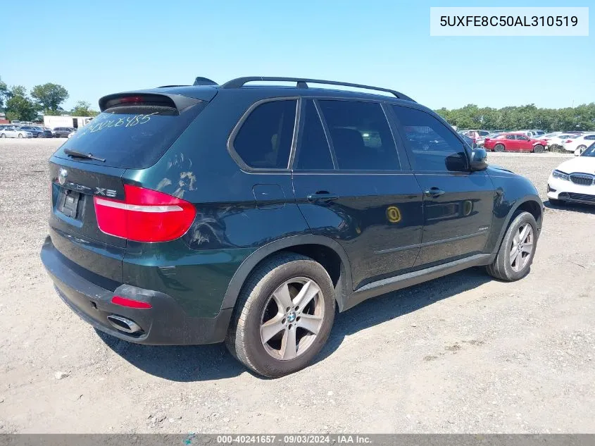 5UXFE8C50AL310519 2010 BMW X5 xDrive48I