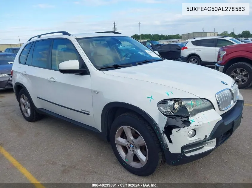 5UXFE4C50AL278583 2010 BMW X5 xDrive30I