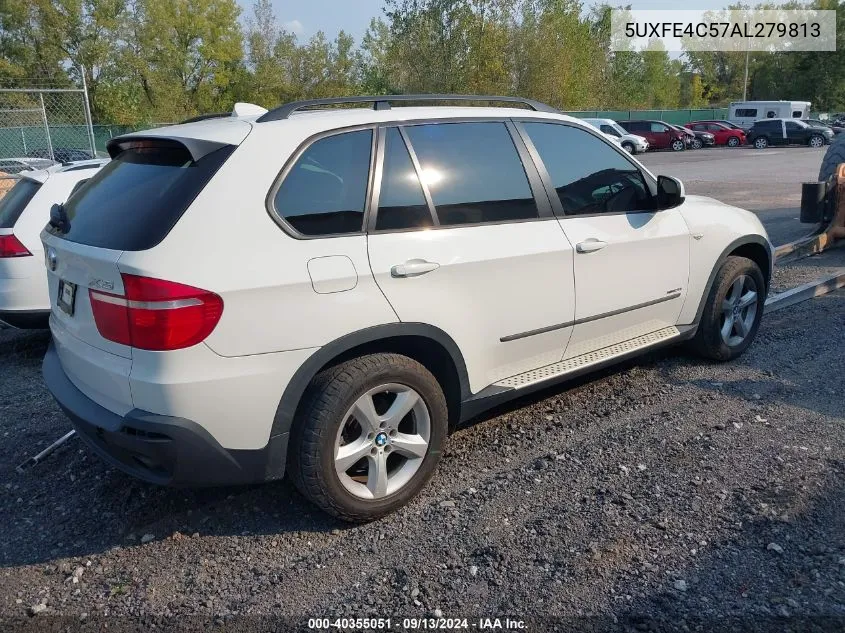 2010 BMW X5 xDrive30I VIN: 5UXFE4C57AL279813 Lot: 40355051