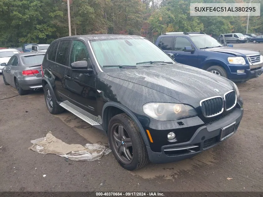 5UXFE4C51AL380295 2010 BMW X5 xDrive30I