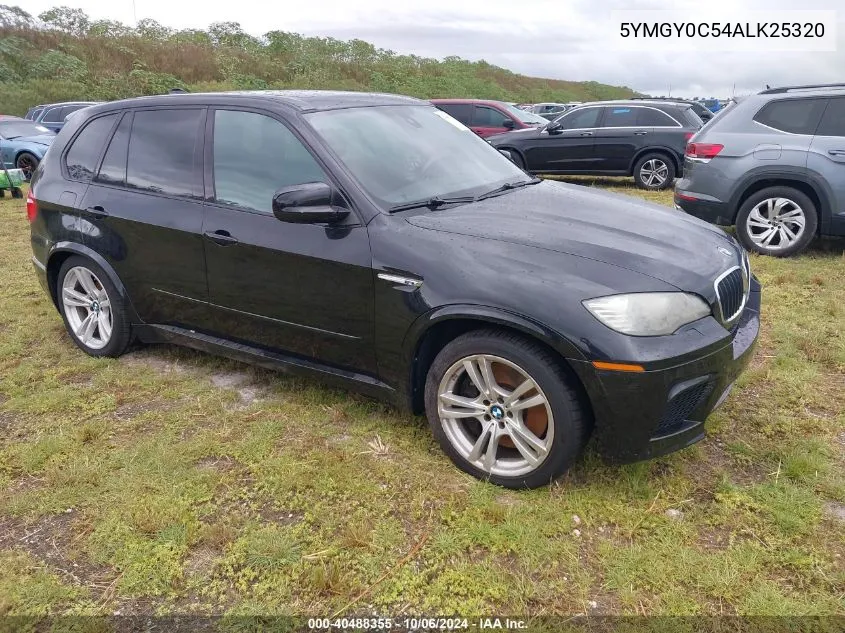 2010 BMW X5 M VIN: 5YMGY0C54ALK25320 Lot: 40488355